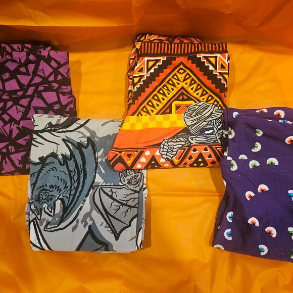 4 pairs of LuLaRoe Leggings- One Size - Picture 1 of 1
